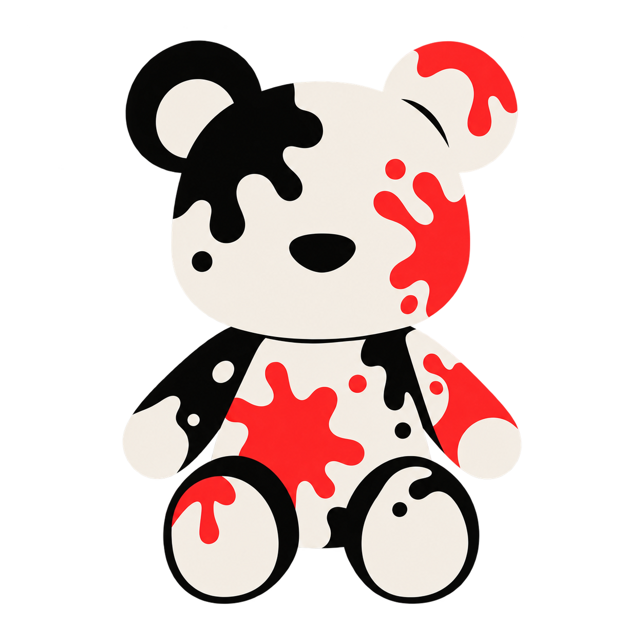 Paint-your-own bear sculpture